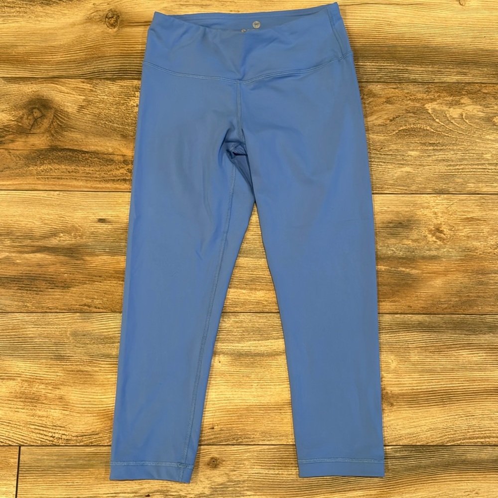 Blue leggings